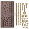 Décor Mould CECE - Gems & Chains - 1 pc, 5"x10"x8mm Copyright #VA0002330238